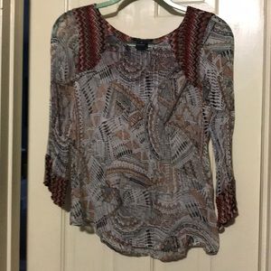 Lucky Brand Textured Blouse